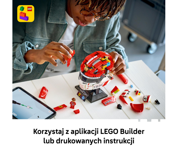 LEGO EDITIONS 43014 Kask Charles Leclerc Scuderia Ferrari HP - 1517900 - zdjęcie 9